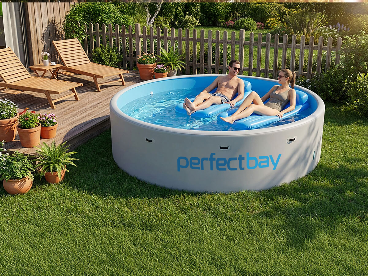 ganzjährig nutzbarer Gartenpool